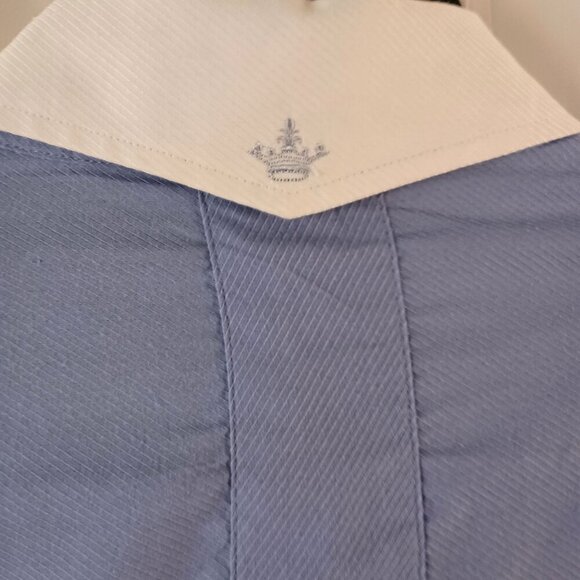 English Laundry Blue Embroidered Cotton Blend Shirt Men’s 3XL Excellent - Picture 11 of 11